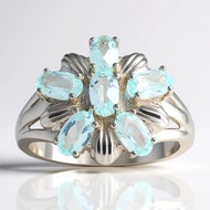 Anello in argento con Ambligonite