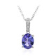 Collier en or et Tanzanite AAA