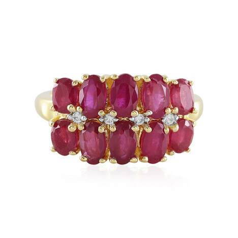 Madagaskar-Rubin-Silberring