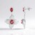 Orecchini in argento con Topazio Rosa (Dallas Prince Designs)