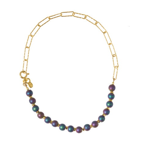 Zilveren armband met Mystieke Hematieten (dagen)