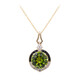 14K Dashihe Peridot Gold Necklace (CIRARI)