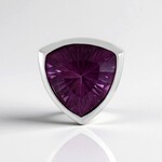 Ciondolo in argento con Fluorite Rosa (MONOSONO COLLECTION)