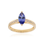 Anello in oro con Tanzanite AAA