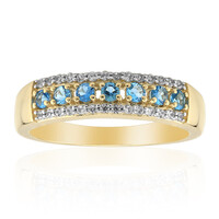 Anello in oro con Haüyne