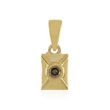Ciondolo in argento con Diamante Champagne I3