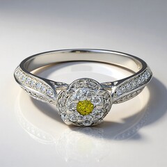 Anello in argento con Sfene