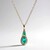 Collana in oro con Smeraldo Zambia AAA