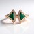 Anello in argento con Malachite (Adela Silber)