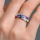 Anello in argento con Tanzanite