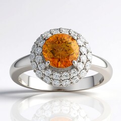 Anello in argento con Sfalerite (de Melo Essence)