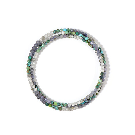 Edelstein-Stahlarmreif (Riya)