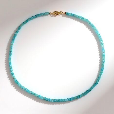 Collana in argento con Apatite Blu
