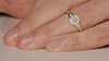 Gouden ring met een VVS1 Diamant (G) (Annette)