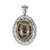 Flint stone Silver Pendant (dagen)