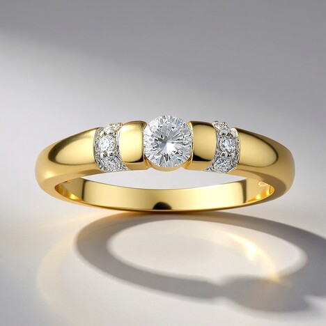 Bague en or et Diamant SI1 (G) (Annette)