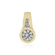 Pendentif en or et Zircon