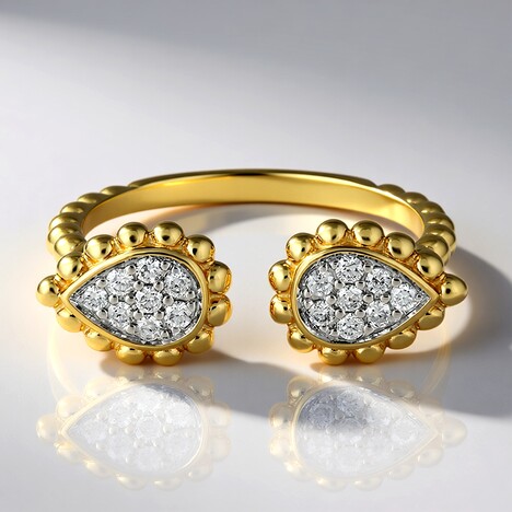 Anello in oro con Diamante SI1 (G) (Annette)