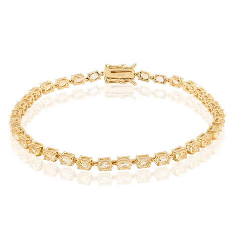 Citrin-Silberarmband