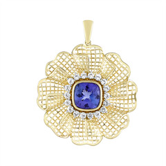 Ciondolo in oro con Tanzanite AAA (Ornaments by de Melo)