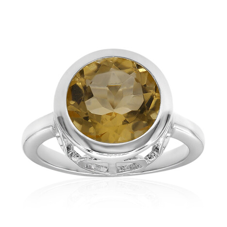 Bague en argent et Citrine (MONOSONO COLLECTION)