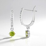 Orecchini in argento con Sfene