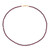 Collar en plata con Granate de Mozambique