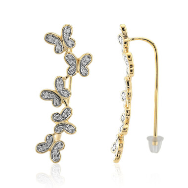 Orecchini in oro con Diamante SI1 (G) (Annette)
