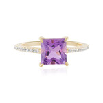 Uruguayan Amethyst Silver Ring