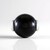 Ciondolo in argento con Agata Nera (MONOSONO COLLECTION)