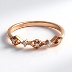Anello in oro con Diamante SI1 (H) (CIRARI)