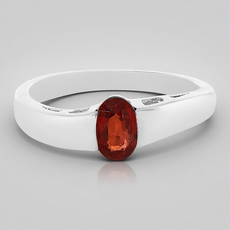 Anello in argento con Rubino Tramonto