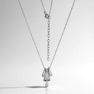 Collar en plata con Topacio blanco (Adela Silber)