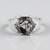 Anello in argento con Quarzo Rutilato Nero