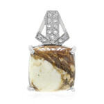 Ciondolo in argento con Magnesite