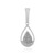 I4 (J) Diamond Silver Pendant
