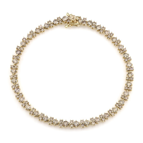 Gouden armband met I2 Champagne Diamanten (de Melo Gold)