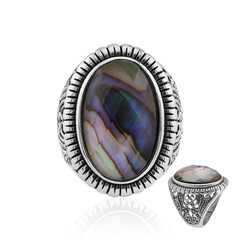 Anello in argento con Quarzo Bianco (Art of Nature)