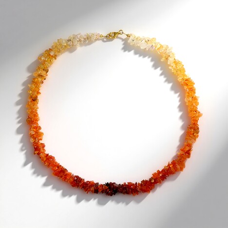 Collana in argento con Opale di Fuoco Messicano