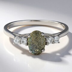 Anello in argento con Labradorite