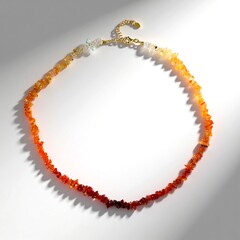 Collana in argento con Opale di Fuoco Messicano