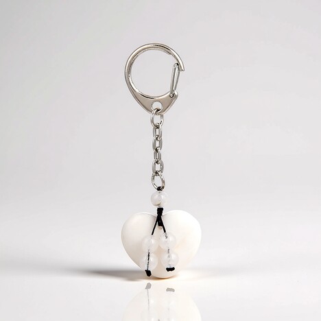 Accessorio con Giada Bianca