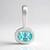 Ciondolo in argento con Apatite Blu (Pallanova)