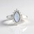 Anello in argento con Opale Australiano