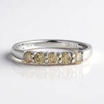 Anello in oro con Diamante Cioccolato I2 (SUHANA)