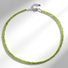 Collana in argento con Peridoto