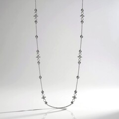 Collana in argento con Topazio Bianco