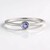 Bague en argent et Tanzanite