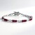 Bracelet en argent et Rubis de Madagascar