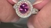 Anillo en oro con Granate de Malaya (CIRARI)